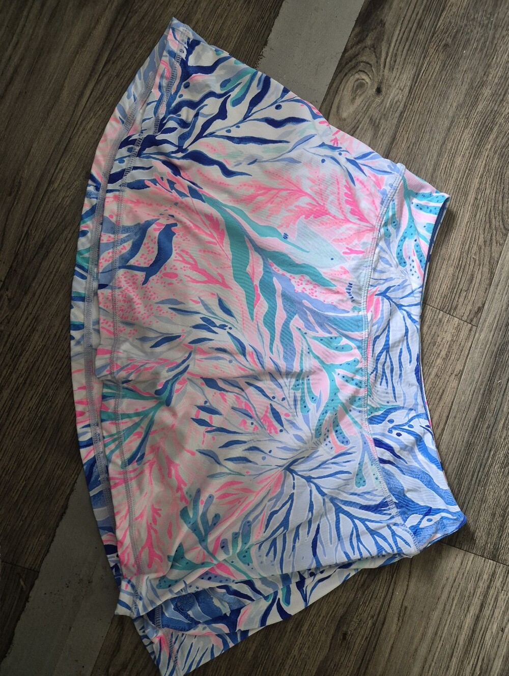 Lilly Pulitzer Women's Pink, Blue & Teal Printed Athletic Skort